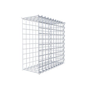 Anbaugabione Typ 2 50 cm x 50 cm x 20 cm (L x H x T), Maschenweite 5 cm x 5 cm, Spirale