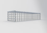 Anbaugabione Typ 3 100 cm x 20 cm x 30 cm (L x H x T), Maschenweite 5 cm x 5 cm, Spirale