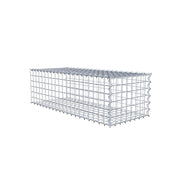 Anbaugabione Typ 2 100 cm x 30 cm x 40 cm (L x H x T), Maschenweite 5 cm x 5 cm, Spirale