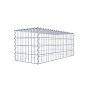 Anbaugabione Typ 3 100 cm x 40 cm x 40 cm (L x H x T), Maschenweite 5 cm x 10 cm, Spirale