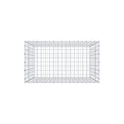 Gabione 100 cm x 90 cm x 50 cm (L x H x T), Maschenweite 5 cm x 10 cm, C-Ring