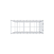 Anbaugabione Typ 2 50 cm x 50 cm x 20 cm (L x H x T), Maschenweite 10 cm x 10 cm, C-Ring