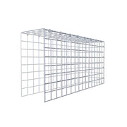 Anbaugabione Typ 4 80 cm x 40 cm x 20 cm (L x H x T), Maschenweite 5 cm x 5 cm, C-Ring
