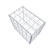 Gabione 50 cm x 50 cm x 30 cm (L x H x T), Maschenweite 10 cm x 10 cm, Spirale
