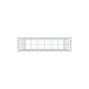 Gabione 100 cm x 80 cm x 20 cm (L x H x T), Maschenweite 10 cm x 10 cm, C-Ring