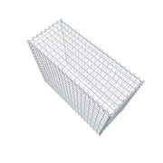 Gabione 100 cm x 80 cm x 40 cm (L x H x T), Maschenweite 5 cm x 5 cm, Spirale