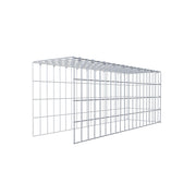 Anbaugabione Typ 4 100 cm x 40 cm x 30 cm (L x H x T), Maschenweite 5 cm x 10 cm, C-Ring