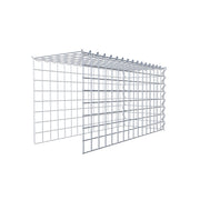 Anbaugabione Typ 4 80 cm x 40 cm x 30 cm (L x H x T), Maschenweite 5 cm x 5 cm, Spirale