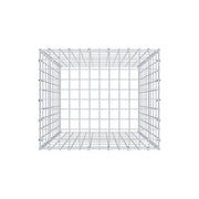 Anbaugabione Typ 3 100 cm x 60 cm x 50 cm (L x H x T), Maschenweite 5 cm x 10 cm, C-Ring