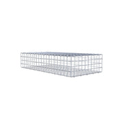 Gabione 100 cm x 20 cm x 50 cm (L x H x T), Maschenweite 5 cm x 5 cm, C-Ring