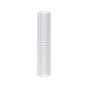 Gabionensäule eckig feuerverzinkt, 32 cm x 32 cm, 200 cm Höhe, MW 5 cm x 5 cm