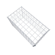 Anbaugabione Typ 3 100 cm x 60 cm x 50 cm (L x H x T), Maschenweite 10 cm x 10 cm, Spirale