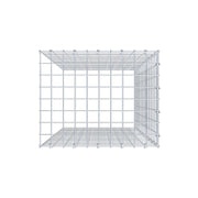 Anbaugabione Typ 4 100 cm x 50 cm x 40 cm (L x H x T), Maschenweite 5 cm x 5 cm, C-Ring