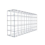 Gabione 100 cm x 50 cm x 20 cm (L x H x T), Maschenweite 10 cm x 10 cm, C-Ring