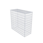 Gabione 100 cm x 100 cm x 40 cm (L x H x T), Maschenweite 5 cm x 10 cm, Spirale