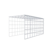 Anbaugabione Typ 4 100 cm x 50 cm x 50 cm (L x H x T), Maschenweite 10 cm x 10 cm, Spirale