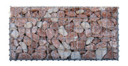 Kuvido Gabionenkorb 100 x 70 x 50 cm (L x H x T)  Verzinktes Stahldrahtgeflecht 4 mm, Maschenweite 5 x 10 cm, Spiralverbinder, für Gartengestaltung mit Steinen