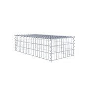 Anbaugabione Typ 3 100 cm x 30 cm x 50 cm (L x H x T), Maschenweite 5 cm x 10 cm, Spirale