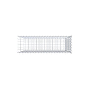 Anbaugabione Typ 2 100 cm x 90 cm x 30 cm (L x H x T), Maschenweite 5 cm x 5 cm, Spirale