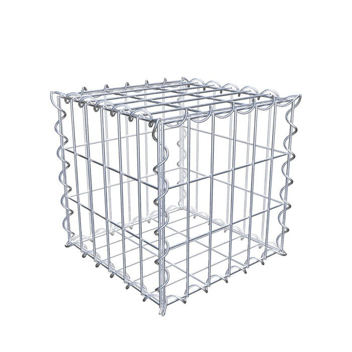 Gabione 30 cm x 30 cm x 30 cm (L x H x T), Maschenweite 5 cm x 10 cm, Spirale