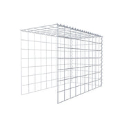 Anbaugabione Typ 4 100 cm x 70 cm x 50 cm (L x H x T), Maschenweite 10 cm x 10 cm, Spirale