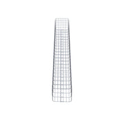 Gabionensäule eckig 32 cm x 32 cm, 230 cm Höhe, MW 5 cm x 10 cm
