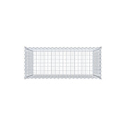 Gabione 100 cm x 80 cm x 40 cm (L x H x T), Maschenweite 5 cm x 5 cm, Spirale
