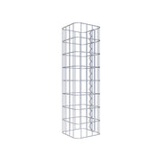 Gabionensäule eckig 22 cm x 22 cm, 80 cm Höhe, MW 5 cm x 10 cm