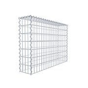 Anbaugabione Typ 3 100 cm x 70 cm x 20 cm (L x H x T), Maschenweite 5 cm x 10 cm, Spirale