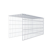 Anbaugabione Typ 4 100 cm x 50 cm x 40 cm (L x H x T), Maschenweite 5 cm x 10 cm, Spirale