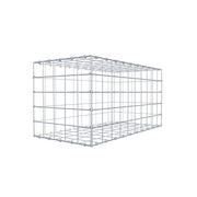 Gabione 100 cm x 50 cm x 50 cm (L x H x T), Maschenweite 10 cm x 10 cm, C-Ring