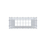 Anbaugabione Typ 3 100 cm x 50 cm x 20 cm (L x H x T), Maschenweite 5 cm x 5 cm, C-Ring