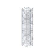 Gabionensäule eckig 37 cm x 37 cm, 160 cm Höhe, MW 5 cm x 5 cm