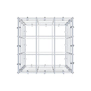 Gabione 30 cm x 30 cm x 30 cm (L x H x T), Maschenweite 10 cm x 10 cm, C-Ring