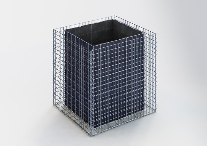 Hochbeet eckig 100 cm x 100 cm x 90 cm (L x H x T), Maschenweite 5 x 5 cm, Wandstärke 10 cm