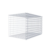 Anbaugabione Typ 2 80 cm x 50 cm x 50 cm (L x H x T), Maschenweite 5 cm x 5 cm, Spirale