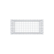 Anbaugabione Typ 3 100 cm x 90 cm x 40 cm (L x H x T), Maschenweite 5 cm x 10 cm, C-Ring