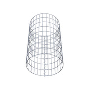 Gabionensäule rund 47 cm Durchmesser, 80 cm Höhe, Maschenweite 5 cm x 10 cm