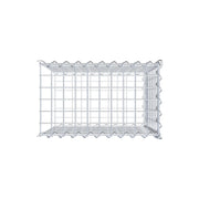 Anbaugabione Typ 2 50 cm x 50 cm x 30 cm (L x H x T), Maschenweite 5 cm x 5 cm, Spirale