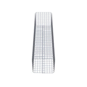 Gabionensäule eckig 42 cm x 42 cm, 160 cm Höhe, MW 5 cm x 5 cm