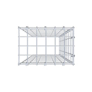 Anbaugabione Typ 4 100 cm x 30 cm x 20 cm (L x H x T), Maschenweite 5 cm x 10 cm, C-Ring