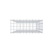 Anbaugabione Typ 2 100 cm x 50 cm x 20 cm, Maschenweite 5 cm x 10 cm, C-Ring