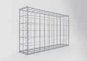 Gabione 100 cm x 60 cm x 20 cm (L x H x T), Maschenweite 10 cm x 10 cm, Spirale
