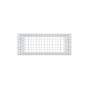 Anbaugabione Typ 3 100 cm x 100 cm x 40 cm (L x H x T), Maschenweite 5 cm x 10 cm, C-Ring