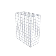 Gabione 100 cm x 80 cm x 40 cm (L x H x T), Maschenweite 10 cm x 10 cm, C-Ring