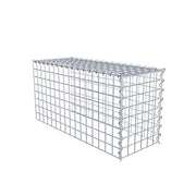 Anbaugabione Typ 4 80 cm x 40 cm x 30 cm (L x H x T), Maschenweite 5 cm x 5 cm, Spirale