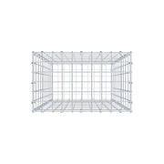 Kuvido Gabione 100 cm x 50 cm x 30 cm (L x H x T), Maschenweite 5 cm x 10 cm, C-Ring