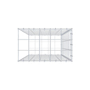Anbaugabione Typ 2 100 cm x 50 cm x 30 cm (L x H x T), Maschenweite 10 cm x 10 cm, C-Ring