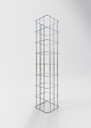 Gabionensäule eckig 17 cm x 17 cm, 80 cm Höhe, MW 5 cm x 10 cm
