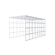 Anbaugabione Typ 4 80 cm x 40 cm x 40 cm (L x H x T), Maschenweite 10 cm x 10 cm, C-Ring